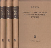 Meyer%2C+Wilhelm%3A%3A+Gesammelte+Abhandlungen+zur+mittellateinischen+Rythmik.